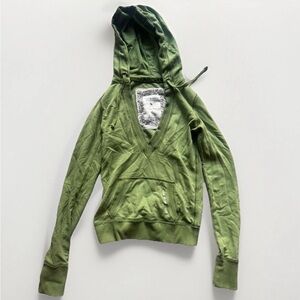 Green Hooded Sweatshirt